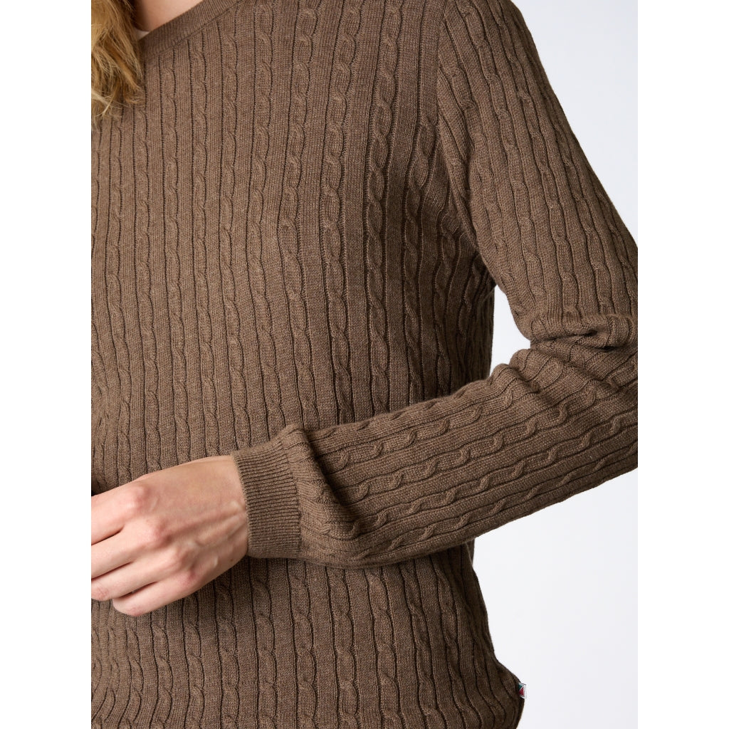 Redgreen Women RG_Klara Strik 429 Dark Brown Melange