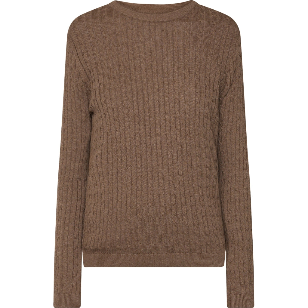 Redgreen Women RG_Klara Strik 429 Dark Brown Melange