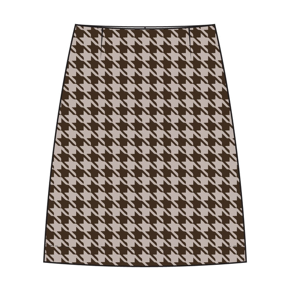 Redgreen Women RG_Nadia Nederdele 229 Dark Brown Check