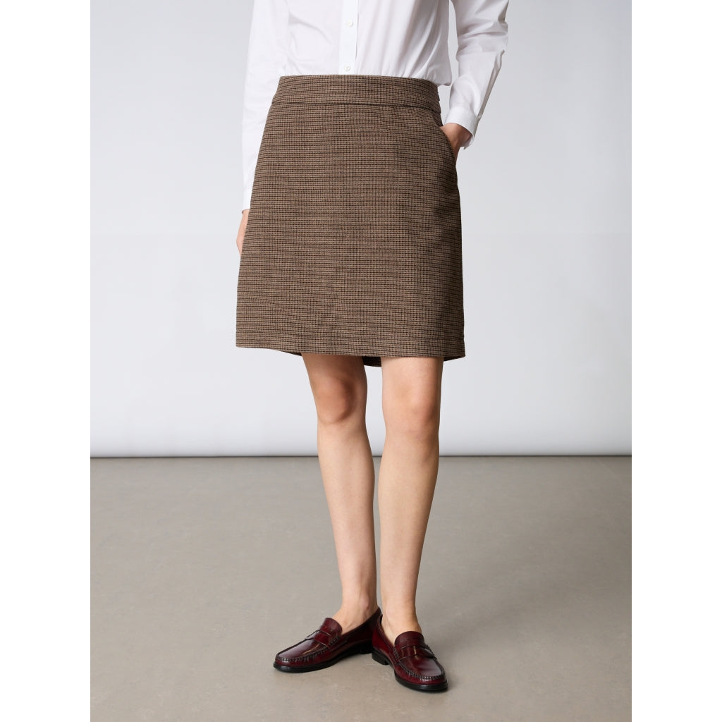 Redgreen Women RG_Noma Nederdele 229 Dark Brown Check