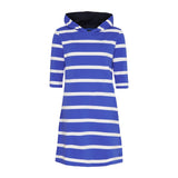 Sea Ranch Ronja Stribet 3/4 Ærmet Sweat Kjole Dresses / Shirts Multi/Mønstret