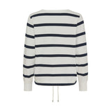 Sea Ranch Rose Sweat Sweatshirts Pearl/Mørk Navy