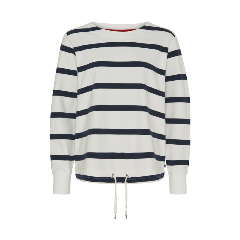 Sea Ranch Rose Sweat Sweatshirts Pearl/Mørk Navy