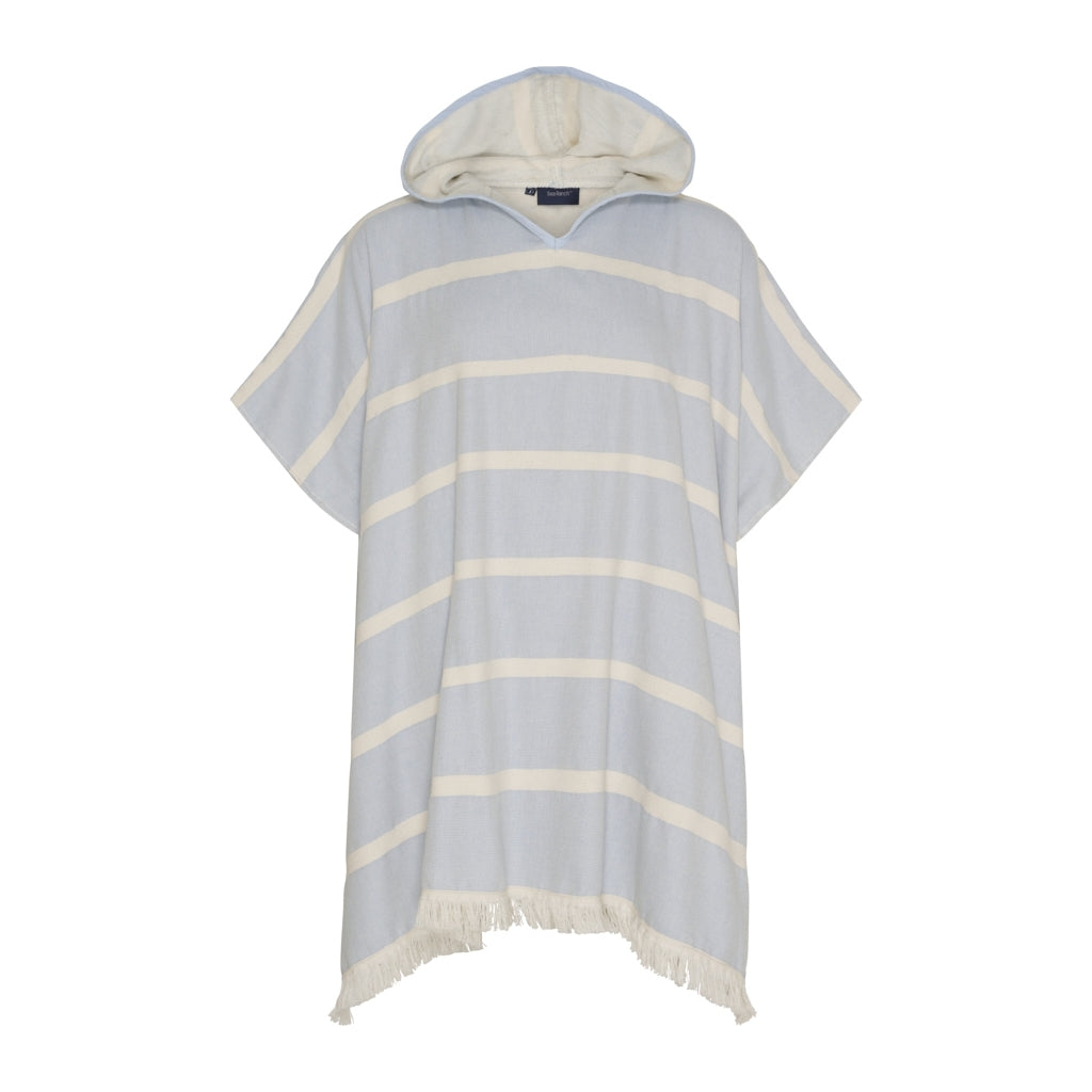 Sea Ranch SR_Blokuse Poncho Håndklæder 4249 Light Blue / Off White