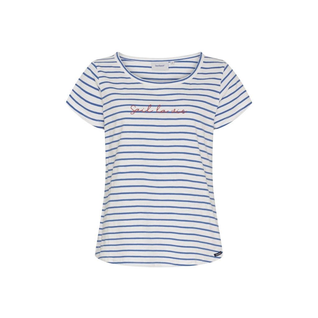 Sea Ranch SR_Delilah T-shirts 1083 Pearl/Federal Blue