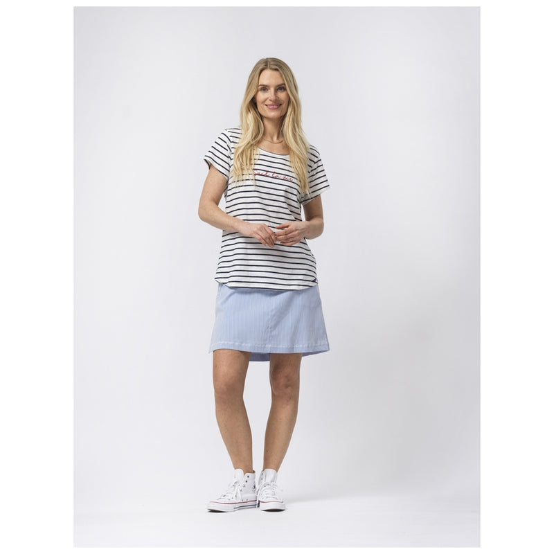 Sea Ranch SR_Delilah T-shirts Perle/SR Navy