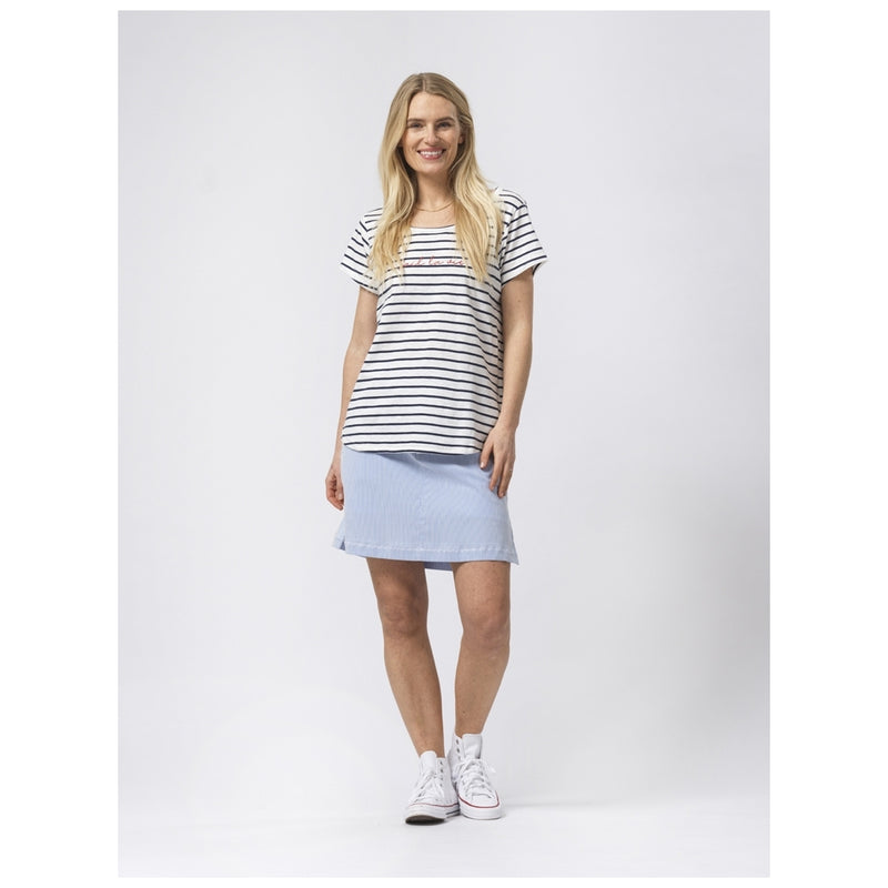 Sea Ranch SR_Delilah T-shirts Perle/SR Navy