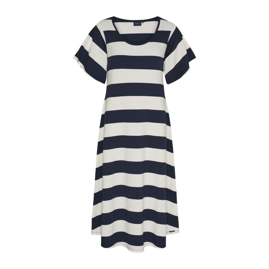 Sea Ranch SR_Nikola Dresses / Shirts Pearl/Mørk Navy