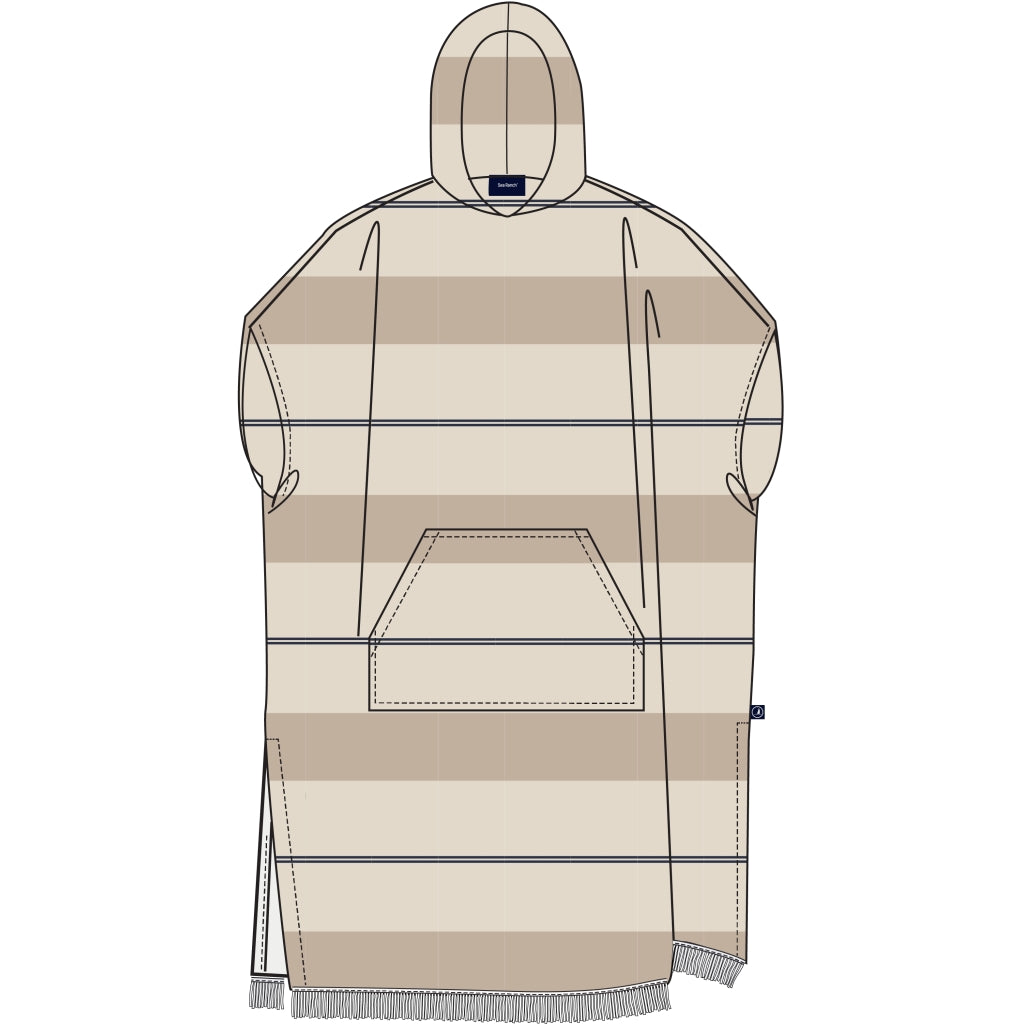 Sea Ranch SR_Pelosa Poncho Håndklæder Råhvid