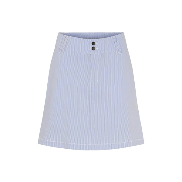 Sea Ranch SR_Sabrina Stripe Nederdele 1084 White/Federal Blue