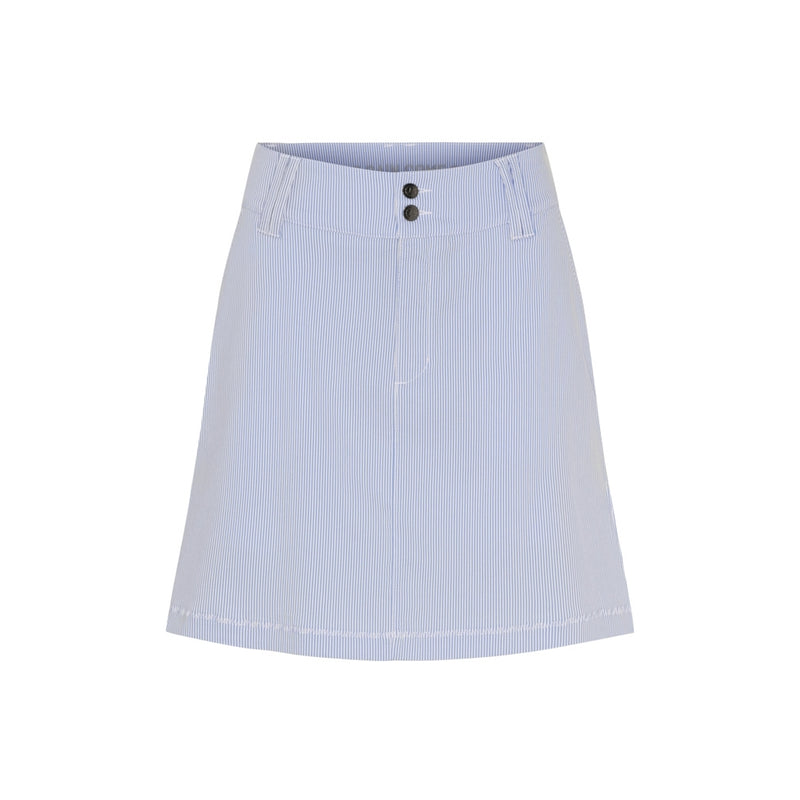 Sea Ranch SR_Sabrina Stripe Nederdele 1084 White/Federal Blue