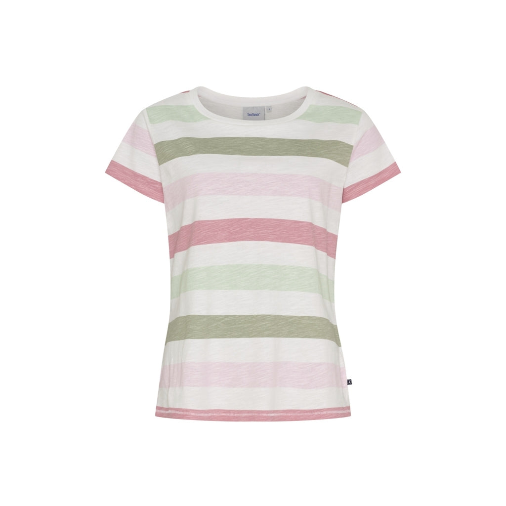 Sea Ranch SR_Trille T-shirts 8006 Multistripe Pink