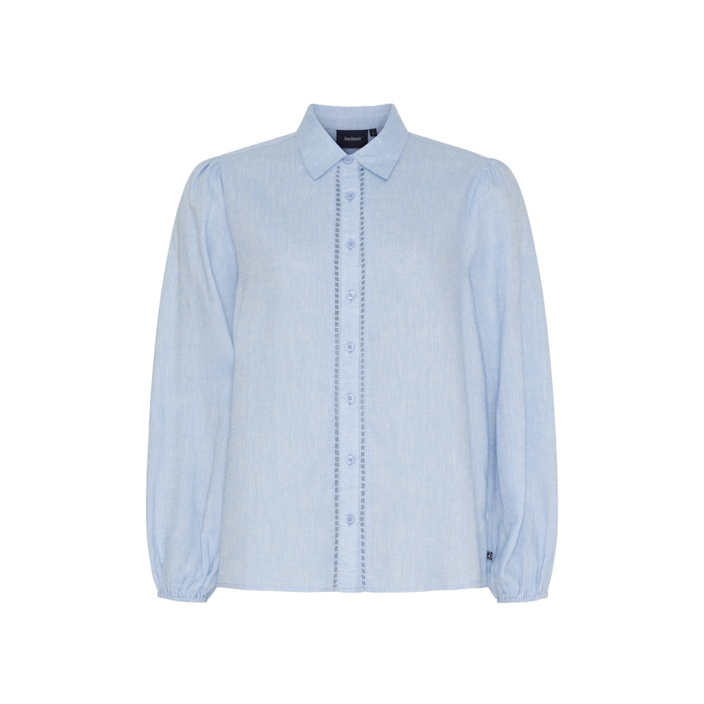 Sea Ranch SR_Valentine Skjorter Pulverblå
