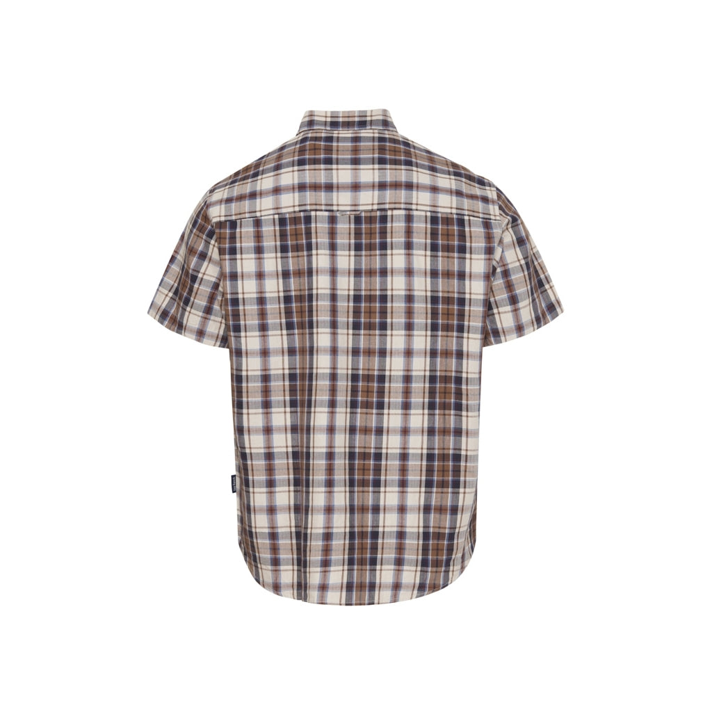 Sea Ranch Sandy Short Sleeve Shirt Skjorter 1989 Brown Check