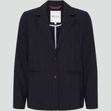 Redgreen Women Sansa Coat Jackets and Coats 168 Navy Stripe