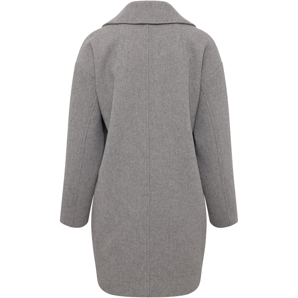 Redgreen Women Senta Coat Jackets and Coats 413 Light Grey Melange