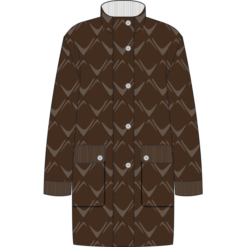 Redgreen Women September Jacket Jackets and Coats 029 Dark Brown
