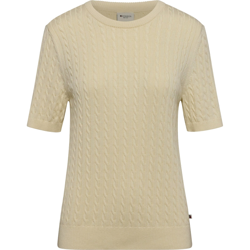 Redgreen Women Serena Cable Knit Strik Råhvid