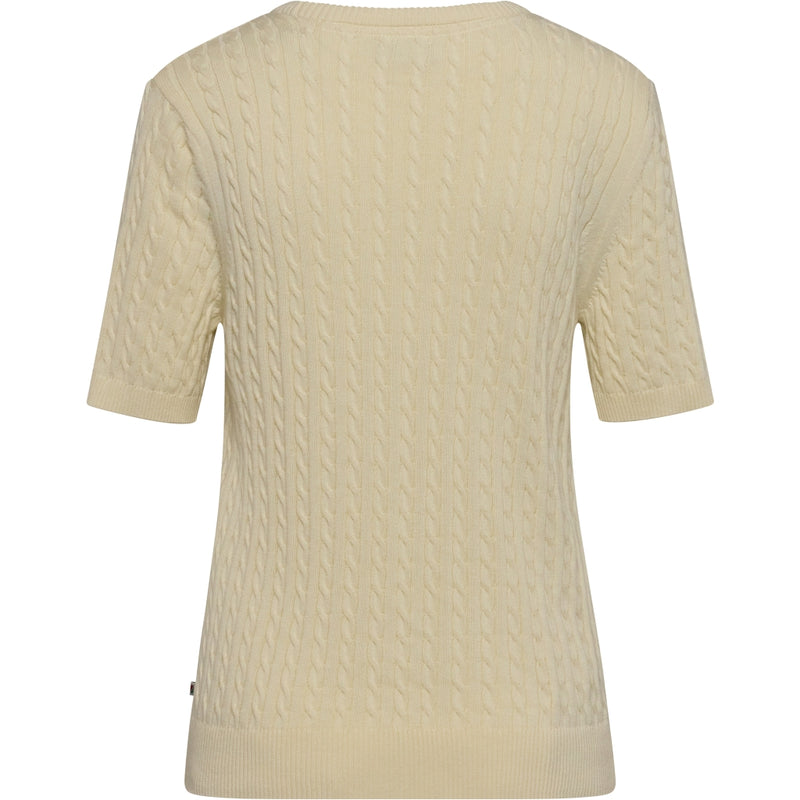 Redgreen Women Serena Cable Knit Strik Råhvid