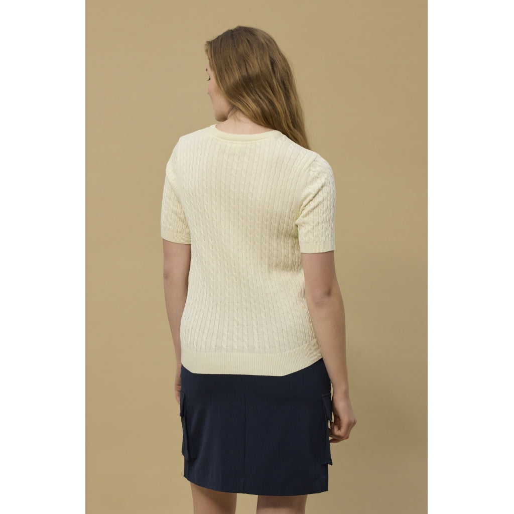 Redgreen Women Serena Cable Knit Strik Råhvid