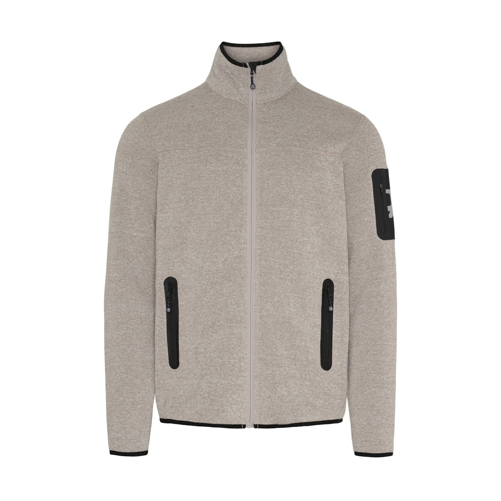 Sea Ranch Sidney Fleece Jakke Fleece Brun Melange