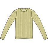 Redgreen Women Simone kabelstrik Strik 030 Yellow Pastel