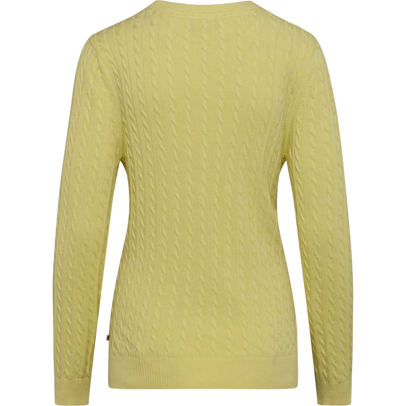 Redgreen Women Simone kabelstrik Strik 030 Yellow Pastel