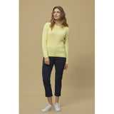 Redgreen Women Simone kabelstrik Strik 030 Yellow Pastel