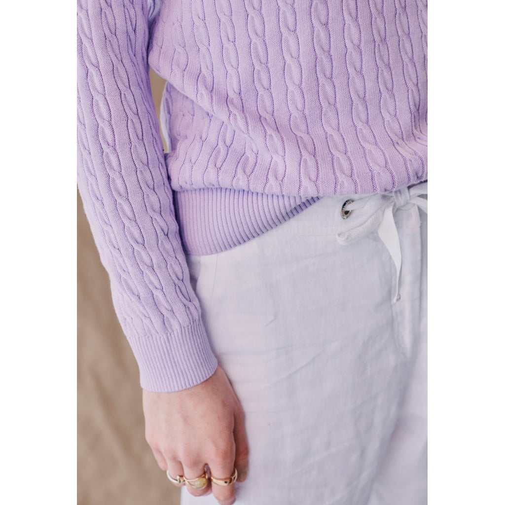Redgreen Women Simone kabelstrik Strik 082 Lavendel