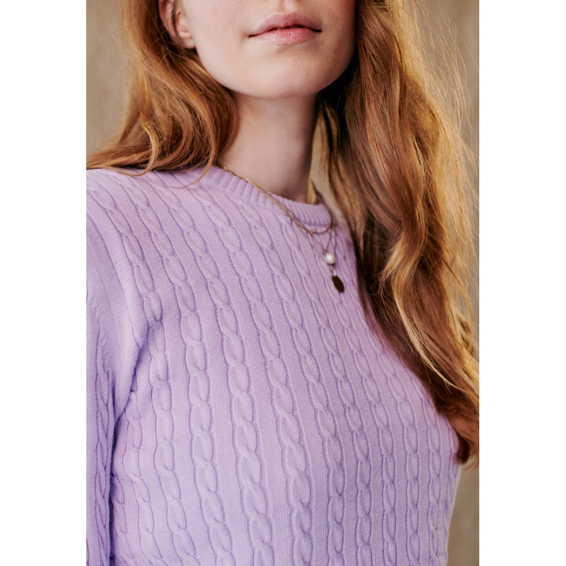 Redgreen Women Simone kabelstrik Strik 082 Lavendel