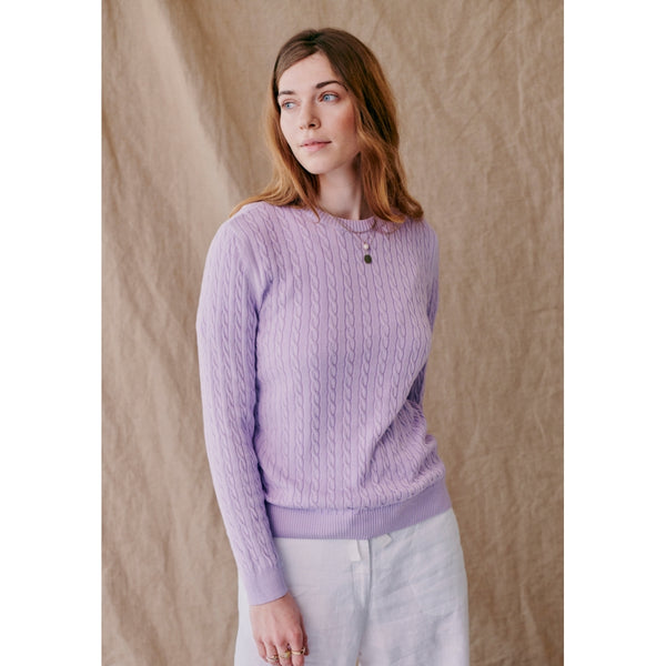 Redgreen Women Simone kabelstrik Strik 082 Lavendel