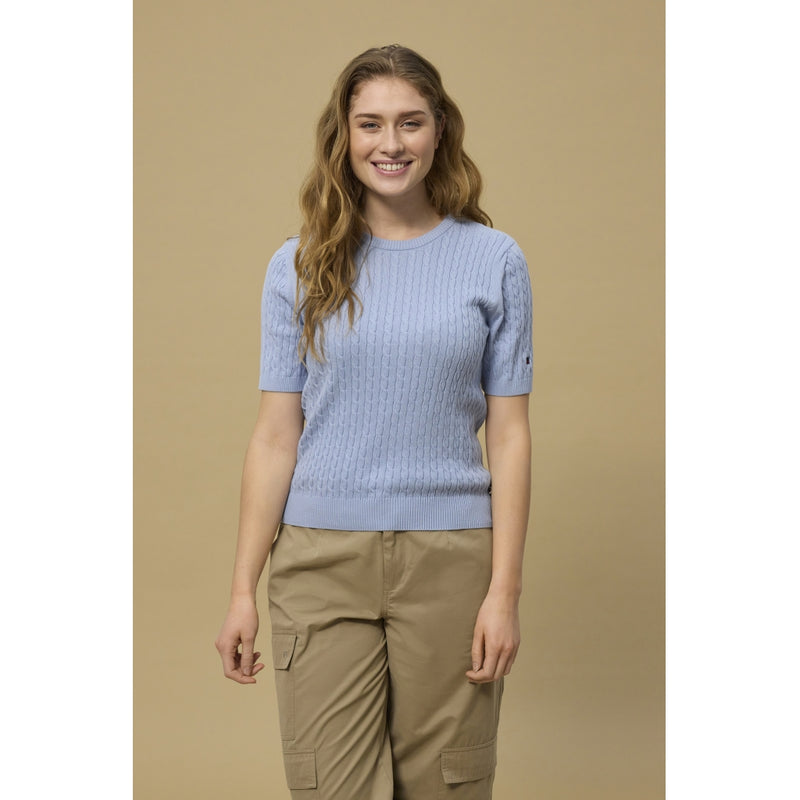 Redgreen Women Serena Cable Knit Strik 062 Light Blue