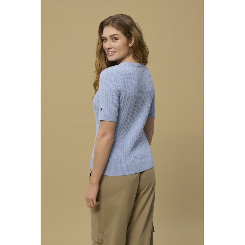 Redgreen Women Serena Cable Knit Strik 062 Light Blue