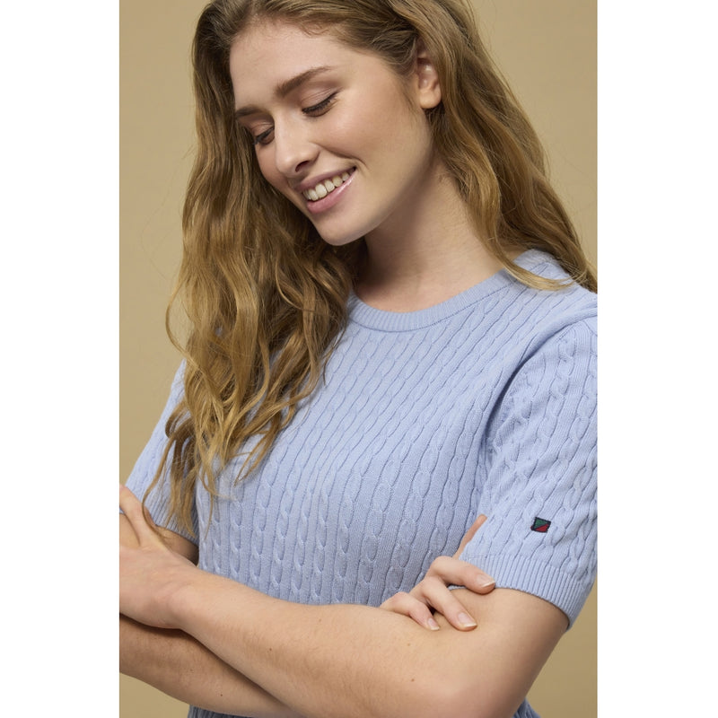 Redgreen Women Serena Cable Knit Strik 062 Light Blue