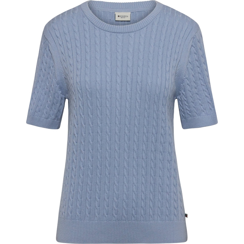 Redgreen Women Serena Cable Knit Strik 062 Light Blue