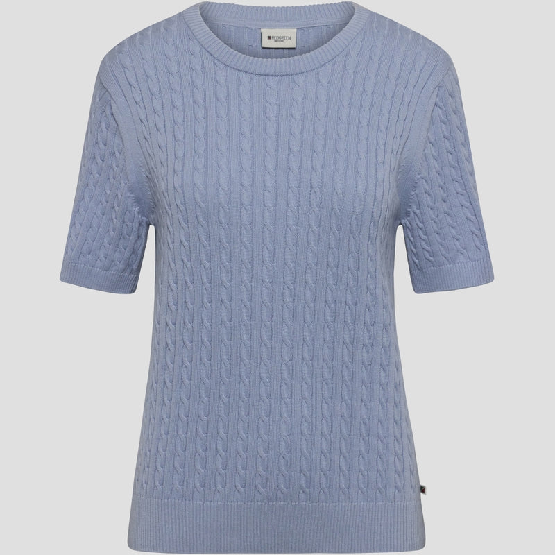 Redgreen Women Serena Cable Knit Strik 062 Light Blue