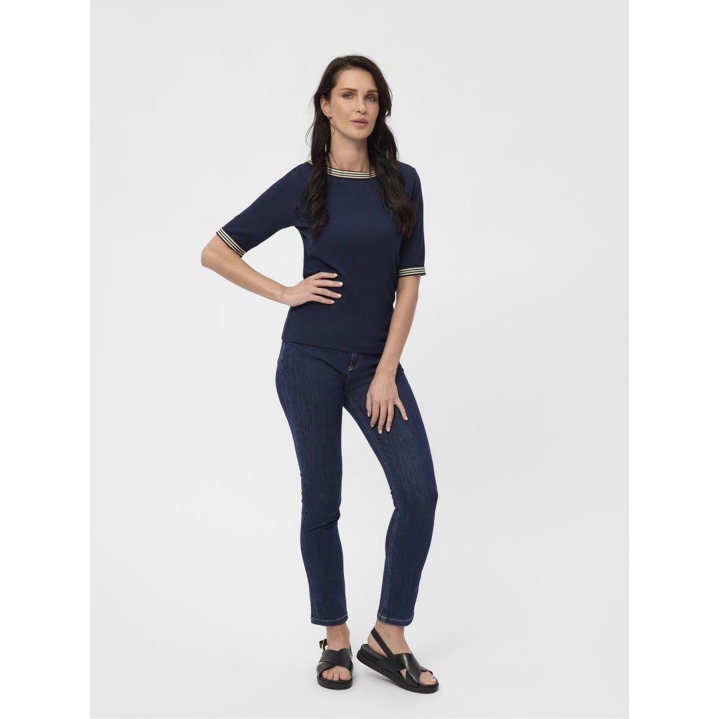 Redgreen Women Snee T-shirt T-shirts 068 Navy