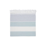 Sea Ranch Stribet Strandhåndklæde Håndklæder 5066 White / Dusty Green