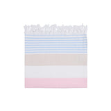 Sea Ranch Stribet Strandhåndklæde Håndklæder 8006 Multistripe Pink