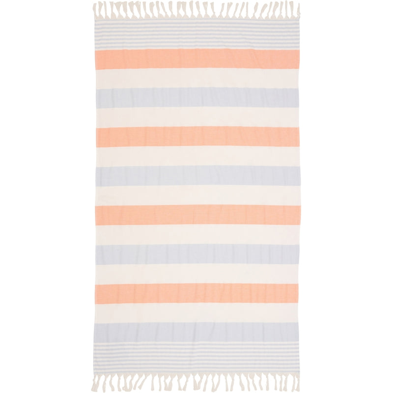 Sea Ranch Stribet Strandhåndklæde Håndklæder Multi/Mønstret