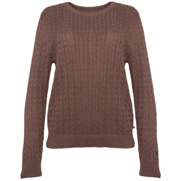 Redgreen Women Susan kabelstrik Strik 429 Dark Brown Melange