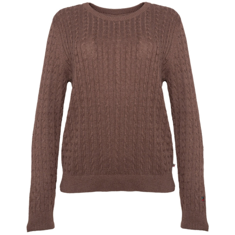 Redgreen Women Susan kabelstrik Strik 429 Dark Brown Melange