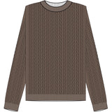 Redgreen Women Susan kabelstrik Strik 429 Dark Brown Melange