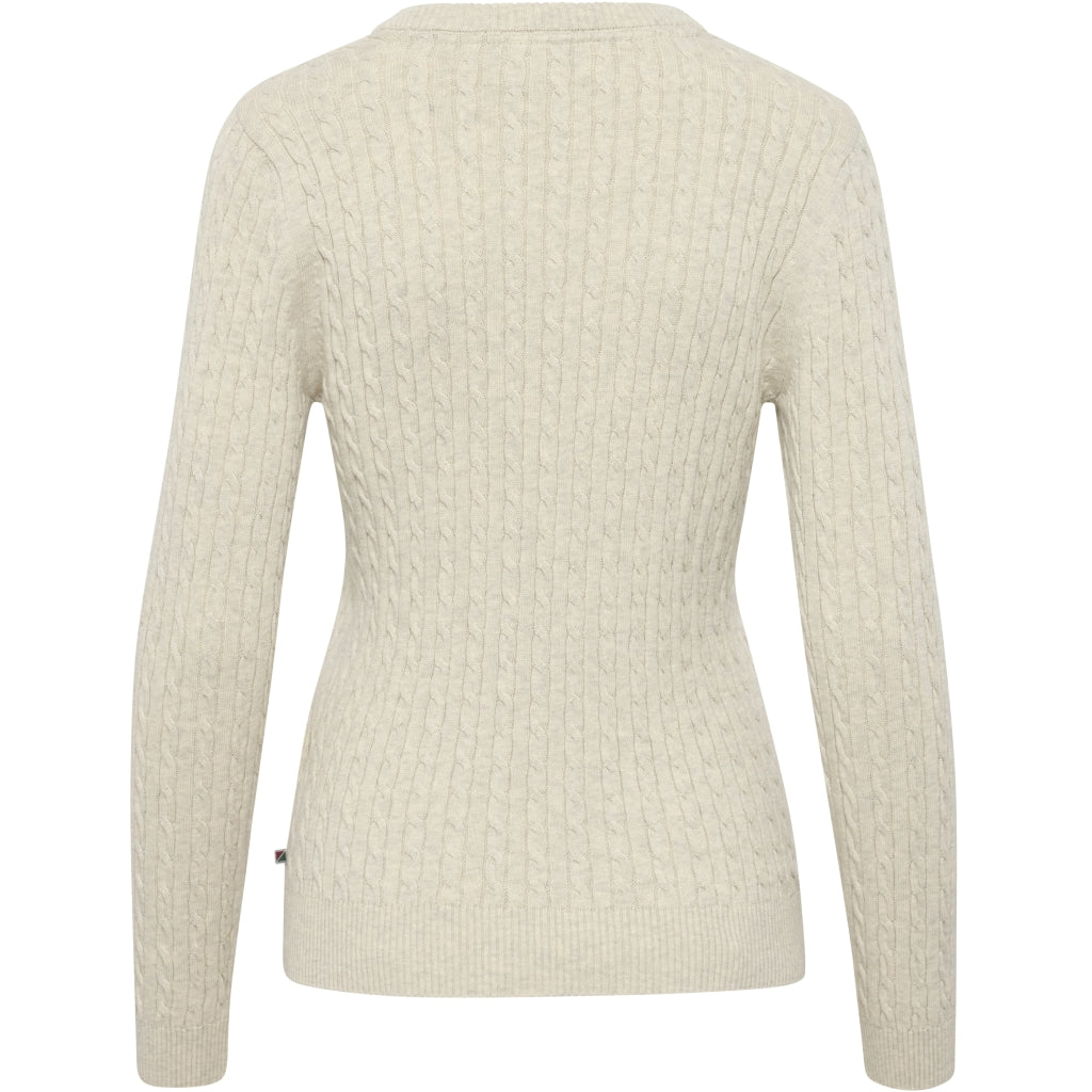 Redgreen Women Susan kabelstrik Strik Ecru Melange