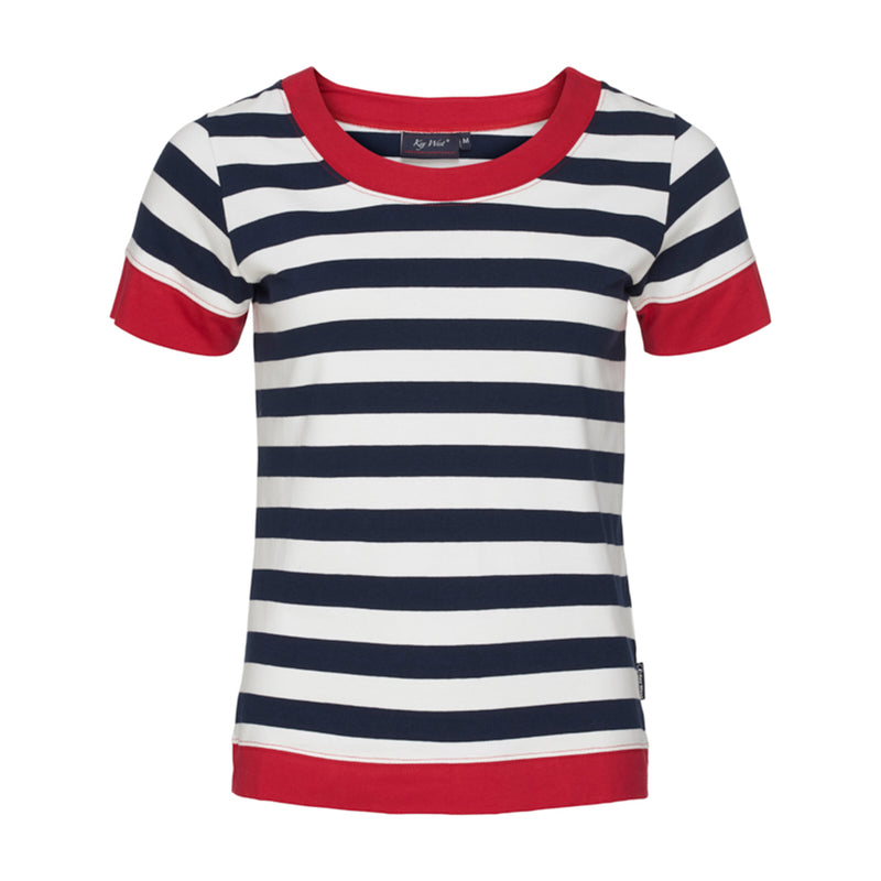 Sea Ranch Tonnere Stribet Kortærmet T-shirt T-shirts SR Navy/Pearl