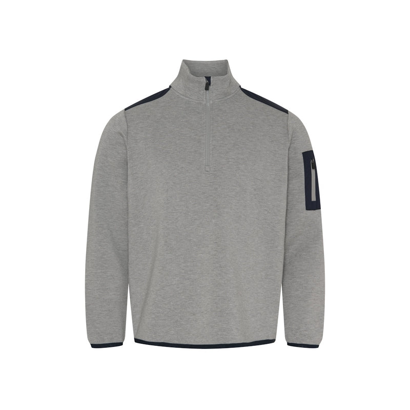 Sea Ranch Tuke Half Zip Sweatshirts Grå Melange