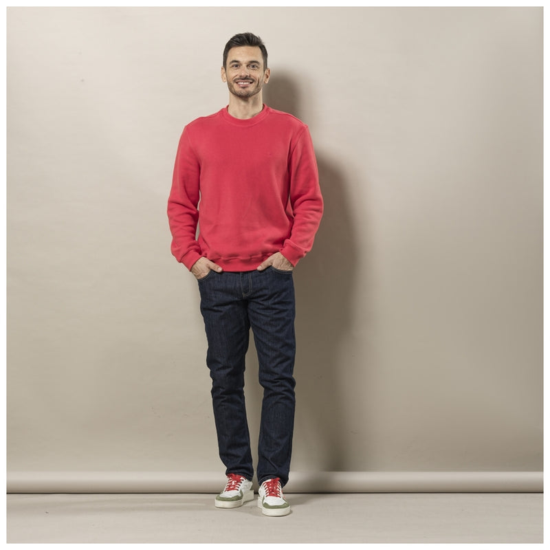 Sea Ranch Winston Langærmet Sweatshirt Sweatshirts Sharon Rød