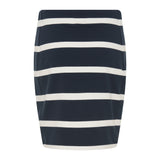 Sea Ranch Anjelica Stribet Nederdel Nederdele Mørk Navy/Pearl