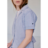 Redgreen Women Anni Shirt Skjorter 164 Mid Blue Stripe