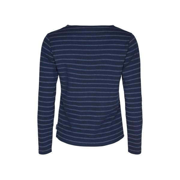 Sea Ranch Antibes Stribet Langærmet T-shirt Langærmet Tee SR Navy/Navy Melange